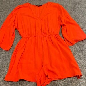 Beautiful red one piece, loose fit romper